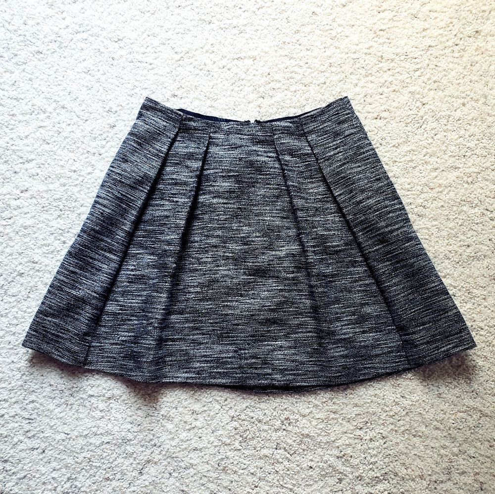 Madewell Textured Fall/Winter A-Line Skirt